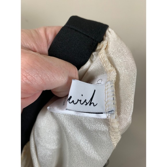 Chicwish 3D Butterfly Double Layered Mesh Beige Midi Skirt READ - Picture 8 of 11